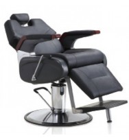 Кресло парикмахерское "8771-1", мужское, черное