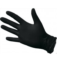 Перчатки нитриловые, неопудренные 100 шт/упак, черные L Mediok